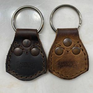 EUC Saddleback leather keychains